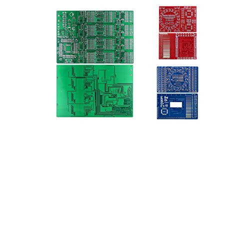 Soldering Practice Kit,D DZRCOXI DIY SMD SMT Welding Practice Soldering Skill Training Board (Soldering-All)