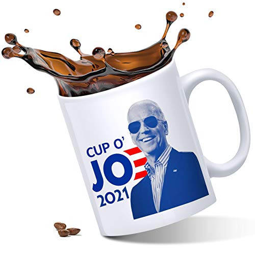 Joe Biden Coffee Mug For President 2021 Cup O' JO Democrat Coffee Ceramic Mug (11oz)