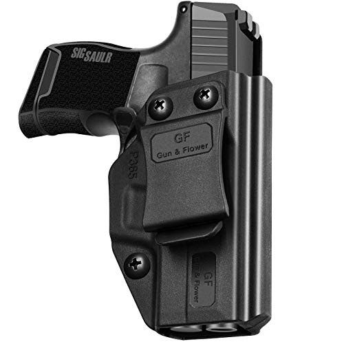 Sig Sauer P365 Holster, Polymer IWB for Sig P365 Holster - Inside Waistband Holster for Sig Sauer P365 - Adj. Cant  and  Retention - Gun Holsters Accessories - Compatible with P365 SAS, P365 Micro