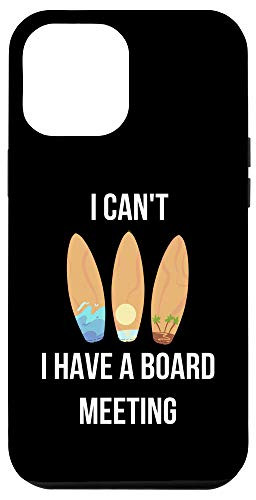 iPhone 12 Pro Max Board Surf Meeting Surfer and Swimmer Case