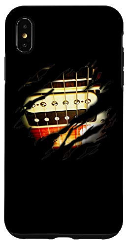 iPhone XS Max Electric Guitar in me design, Guitardesign Case