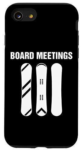iPhone SE (2020) / 7 / 8 Snowboarding Snowboard Snowboarder Gift - Board Meetings Case
