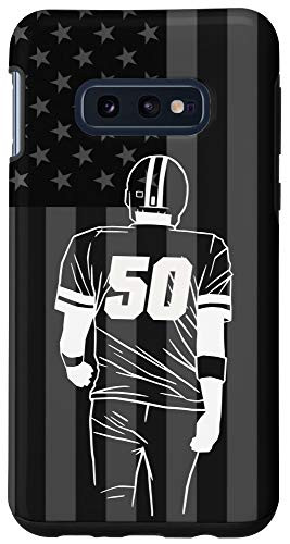 Galaxy S10e American Football Player Number 50 Case