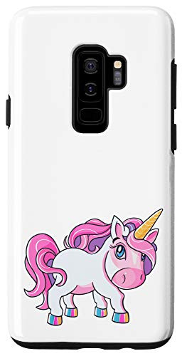 Galaxy S9Plus Colored Digital Unicorn Hand-Draw White Bakground Case