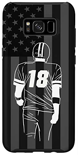 Galaxy S8Plus American Football Player Number 18 Case