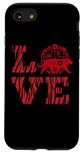 iPhone SE (2020) / 7 / 8 Chinese Tiger L O V E Love China Design Text Case