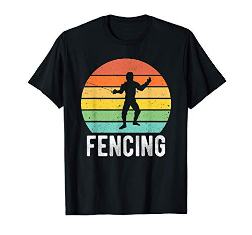 Fencing Sport Fencer Sword Epee Sabr Fence Fighting En Garde T-Shirt