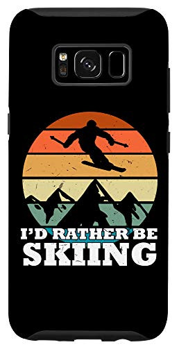 Galaxy S8 I'd rather be Skiing - Freeriding Design Skier Ski Mountain Case