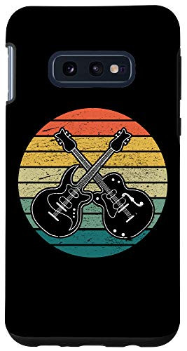 Galaxy S10e Vintage Electric Guitar Gift Retro Rock Music Guitarist Case