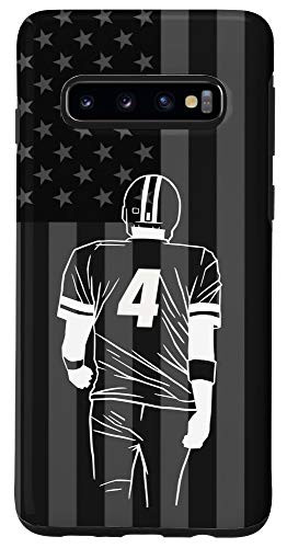 Galaxy S10 American Football Player Number 4 Case