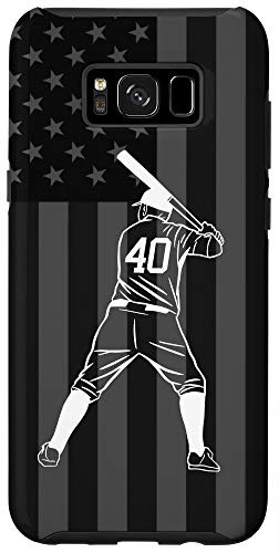 Galaxy S8Plus Baseball Softball Player Number 40 Case