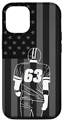 iPhone 12/12 Pro American Football Player Number 63 Case