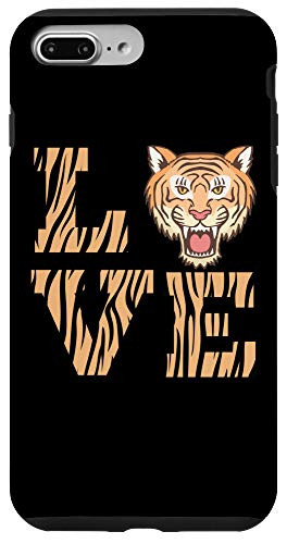 iPhone 7 Plus/8 Plus Pastel Bengal Tiger L O V E Love Case