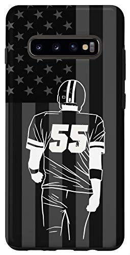 Galaxy S10Plus American Football Player Number 55 Case