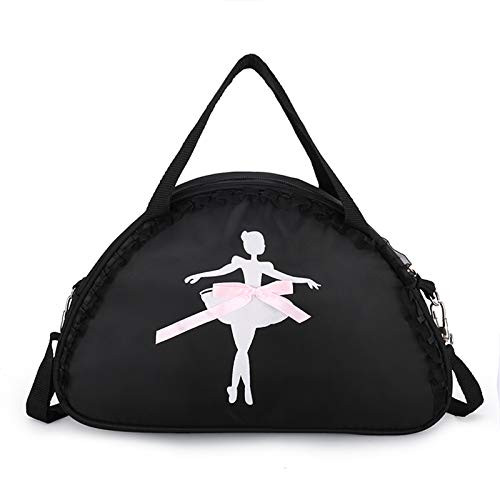 WEISIPU Cute Ballet Dance Bag Small Duffle Bag Backpack Tutu Dress Gym Bag For Girls (Black) WEISIPU Cute Ballet Dance Bag Small Duffle Bag Backpack Tutu Dress Gym Bag For Girls (Black)