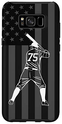 Galaxy S8Plus Baseball Softball Player Number 75 Case