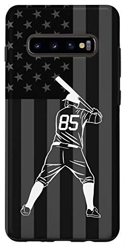 Galaxy S10Plus Baseball Softball Player Number 85 Case