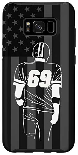Galaxy S8Plus American Football Player Number 69 Case
