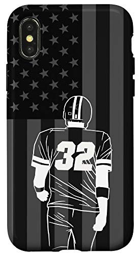iPhone X/XS American Football Player Number 32 Case