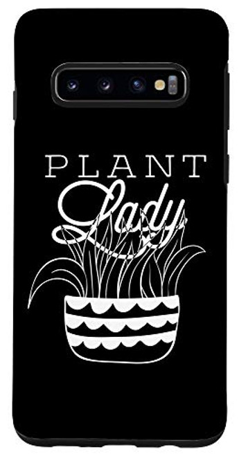 Galaxy S10 Plant Lady Garden Lady Potted Plant Case