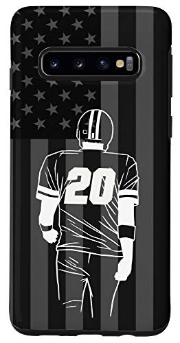 Galaxy S10 American Football Player Number 20 Case