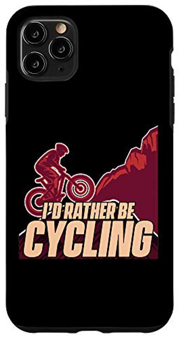 iPhone 11 Pro Max I'd Rather Be Cycling Racing Bike Cyclist Gift Cycling Case iPhone 11 Pro Max I'd Rather Be Cycling Racing Bike Cyclist Gift Cycling Case