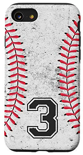 iPhone SE (2020) / 7 / 8 vintage Baseball Number 3 Case