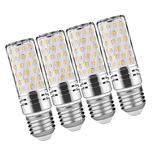 LED Corn Light Bulb e26 3000k 15w Led Light Bulbs Candelabra Light Bulbs 120 Watt Equivalent,1500lm, Warm White LED Chandelier Bulbs, Non-Dimmable LED Lamp(4-Pack)