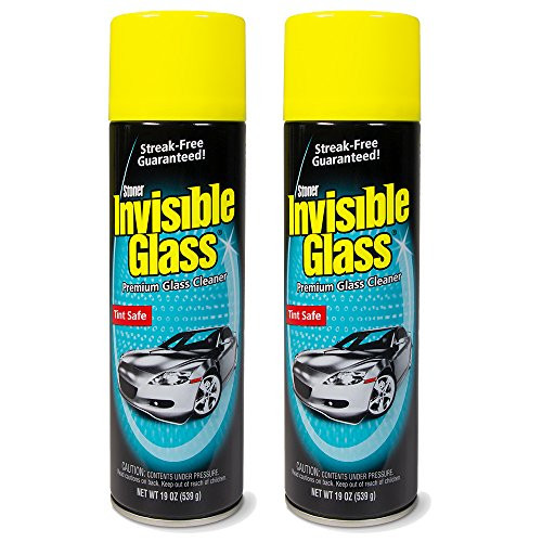 Invisible Glass 91164-2PK Premium Glass Cleaner 19-Ounce Can - Case of 2, 38. Fluid, 2 Pack