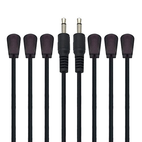 IR Infrared Emitter Extender Cable Extension (2pack) - Triple Head3 Eye 3.5mm Jack Infrared Red Transmitter Blaster Blink Eye Wire Cord Compatible with IR Repeater Extender System Kit, XBox One-10FT