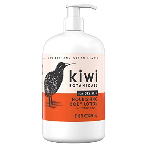 Kiwi Botanicals Nourishing Body Lotion with Manuka Honey, Cruelty-free for Dry Skin, 11 fl oz Kiwi Botanicals Nourishing Body Lotion with Manuka Honey, Cruelty-free for Dry Skin, 11 fl oz