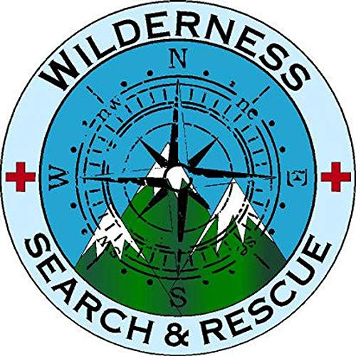 Sticker Badge Wilderness Search and Rescue Decal for Car Truck Window USA Stickers (4 inch, Reflective)