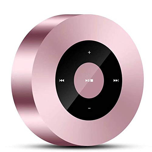 -LED Touch Design- Bluetooth Speaker, suneast Portable Wireless Speakers with HD Sound / 12-Hour Playtime/Bluetooth 4.1 / Micro SD Support, for iPhone/ipad/Samsung/Tablet/Laptop/Echo dot (Rose Gold)
