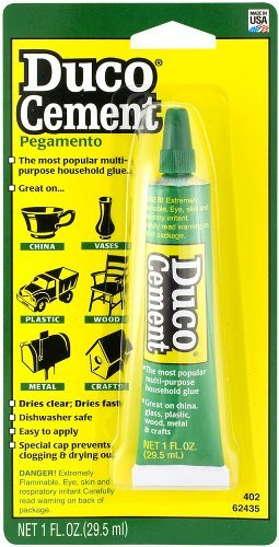 Duco Cement Multi-purpose Adhesive Craft  and  Home Glue 1 Fl Oz ~Lot of 6 Tubes