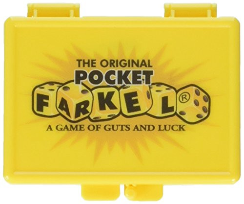 Continuum Games Flat Pack Farkel Games, Yellow Continuum Games Flat Pack Farkel Games, Yellow