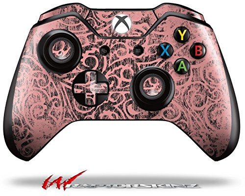 Folder Doodles Pink - Decal Style Skin fits Microsoft XBOX One Wireless Controller