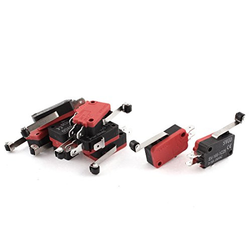 Aexit AC 250V Control electrical 3-16A Short Hinge Roller Lever Snap Micro Switch NC NO SV-166-1C25 10pcs