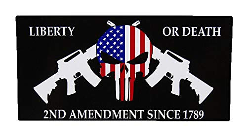 K's Novelties Wholesale Lot of 6 Liberty or Death 2nd Amendment 1789 Decal Bumper Sticker