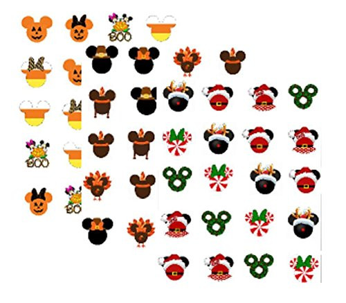 60 Fall / Winter Holiday Mouseketeers Theme Nail Art Decals ( Halloween, Thanksgiving, Christmas) 60 Fall / Winter Holiday Mouseketeers Theme Nail Art Decals ( Halloween, Thanksgiving, Christmas)