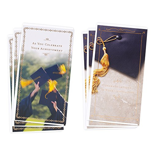 Hallmark Graduation Cards Money Holder or Gift Card Holder Assortment, Mortarboards (6 Cards with Envelopes) (599GGJ4782) Hallmark Graduation Cards Money Holder or Gift Card Holder Assortment, Mortarboards (6 Cards with Envelopes) (599GGJ4782)