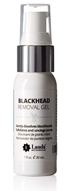Blackhead Remover Cleanser with Salicylic Acid, Deep Pore Cleanser, Blackhead Eliminator and Dissolving Gel, 1 Ounce by LAUDA BOTANICALS