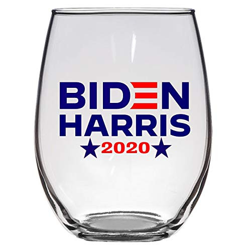Biden Harris 2020 Wine Glass, 21 Oz, Biden Wine Glass, Democrat Wine Glass, Fuck Trump