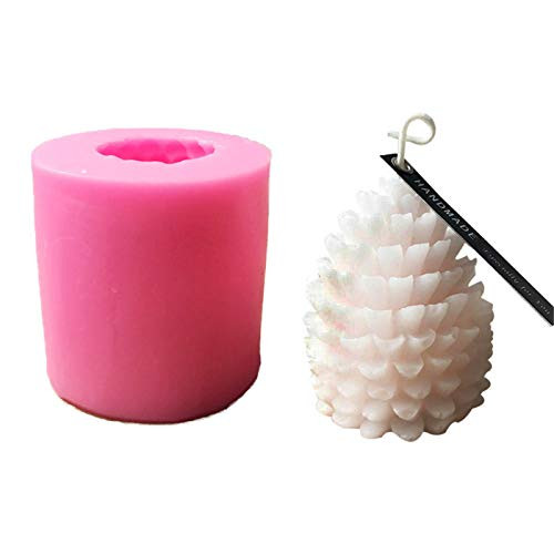 FVVMEED 3D Pine Cone Shape Candle Molds Beeswax Christmas Pinecone Candle Making Silicone Mold Plaster Molding Mousse Cake Wax Soap Aromatherapy Fragrance Mould Handmade Crafts DIY Gifts Home Decor FVVMEED 3D Pine Cone Shape Candle Molds Beeswax Christmas Pinecone Candle Making Silicone Mold Plaster Molding Mousse Cake Wax Soap Aromatherapy Fragrance Mould Handmade Crafts DIY Gifts Home Decor