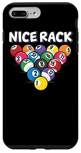iPhone 7 Plus/8 Plus Funny Nice Rack Billiards Pool Player Gift 15 Billiard Balls Case