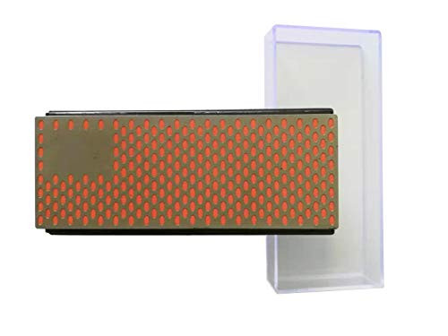 6-Inch Diamond Whetstone Sharpener Diamond Sharpening Stone Knife Sharpener - Fine 600 grit With Plastic Box