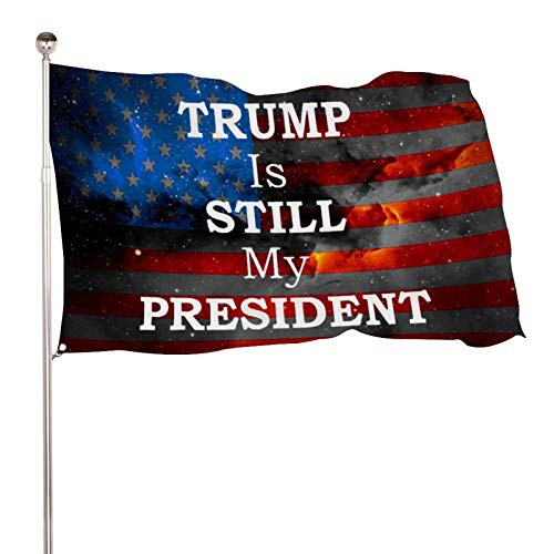 EVISUK Trump is Still My President Flag 3x5ft Colorfast Uv Resistant 100 percent Polyester Durable Outdoors Flag