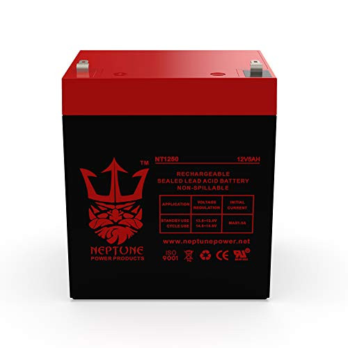 Neptune 12V 5Ah NT-1250 Rechargeable SLA Sealed Lead Acid Battery Neptune 12V 5Ah NT-1250 Rechargeable SLA Sealed Lead Acid Battery