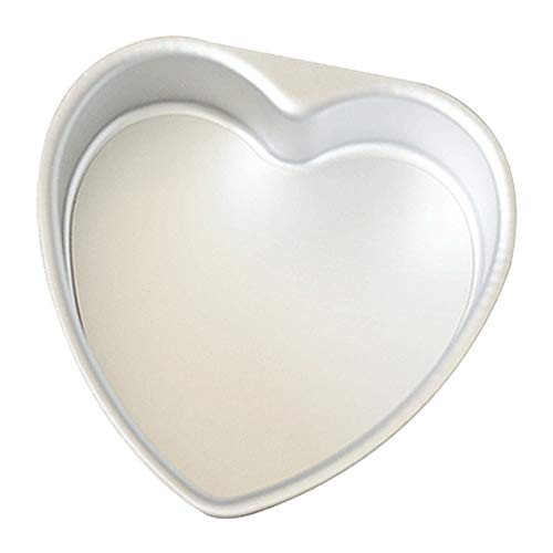 DOITOOL Heart Shaped Cake Pan Aluminium Baking Cake Pans DIY Baking Mold with Removable Bottom