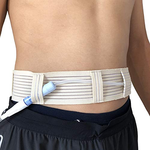 PD Catheter Belt Feeding Tube Belt G Tube Protective Fixation Device Peg Tube Cover Peritoneal Dialysis Catheter Holder for Abdominal Dialysis Patients (S(23.6"-31.5"))