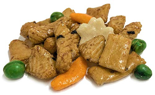 Party Rice Crackers Mix Bulk by Its Delish, 2 lbs Bulk - Oriental Party Mix Crunchy Savory Snack